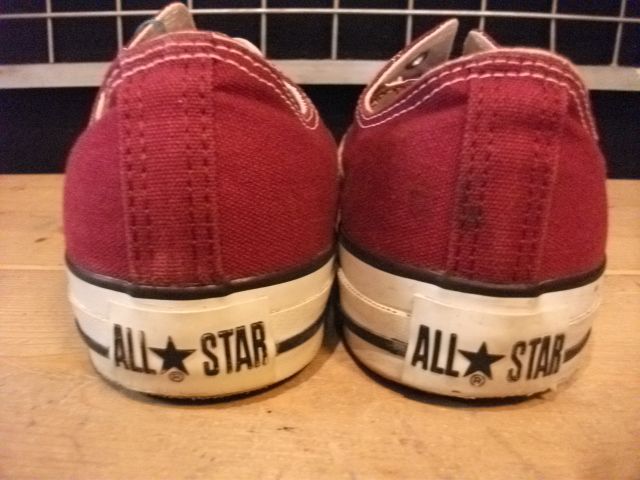 画像: 【24468-162】converse ALL STAR COLORS OX （マルーン）　USED