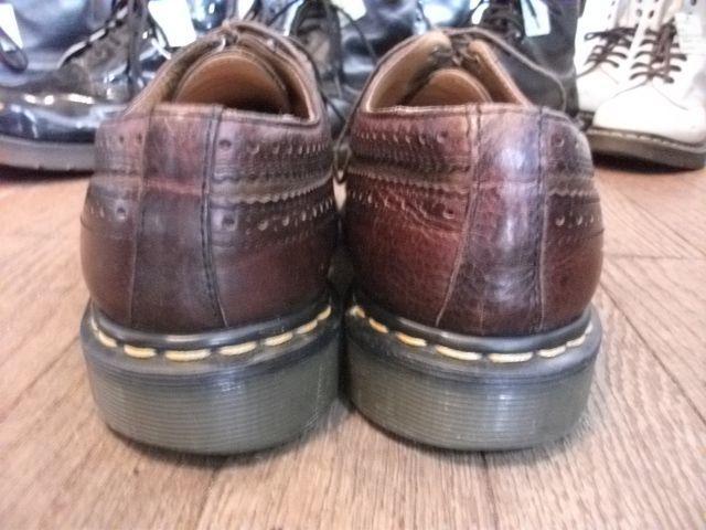 画像: 【23463-168】Dr.Martens　ウィングチップローカット　（ブラウン）　USED