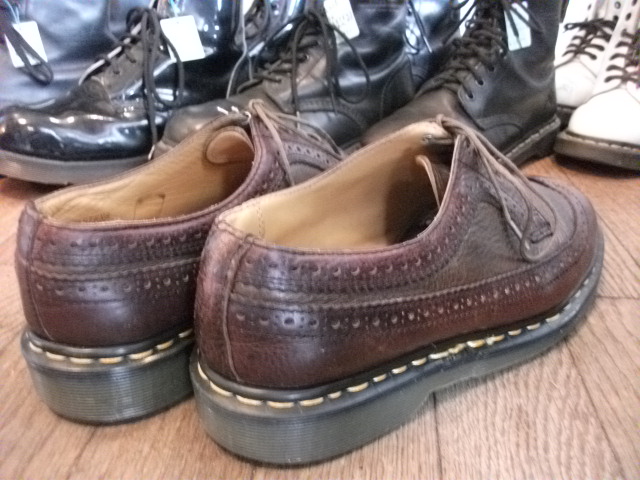 画像: 【23463-168】Dr.Martens　ウィングチップローカット　（ブラウン）　USED