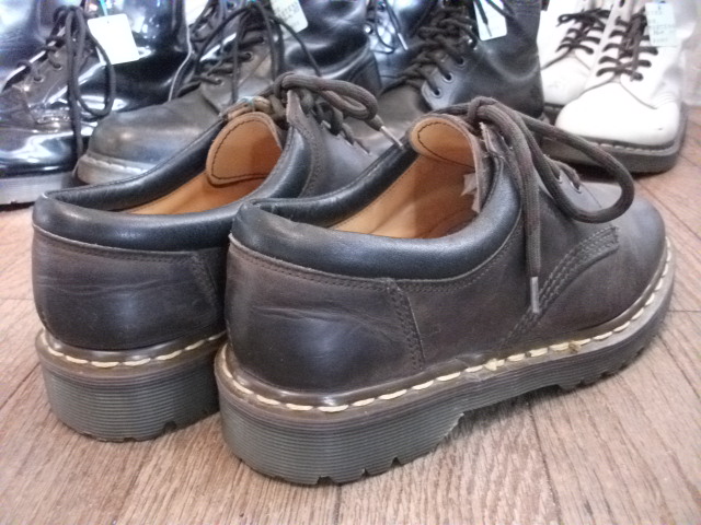 画像: 【21395-174】Dr.Martens　5ホールローカット　（ブラウン）　USED