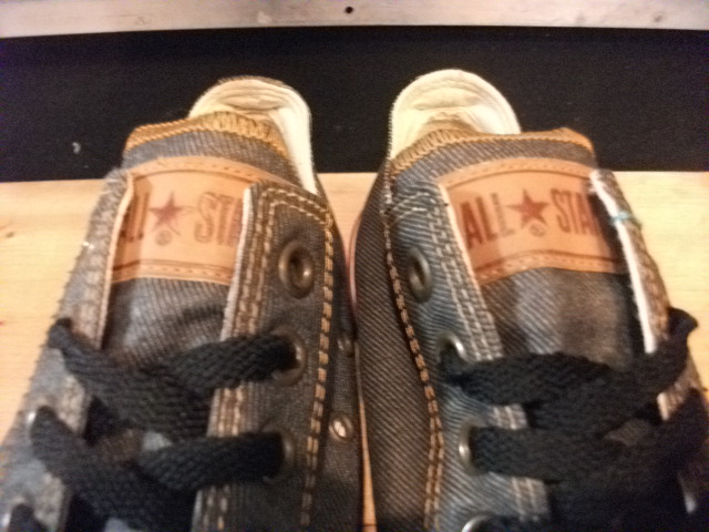 画像: 【23039-178】converse ALL STAR DENIM OX （デニム）　USED