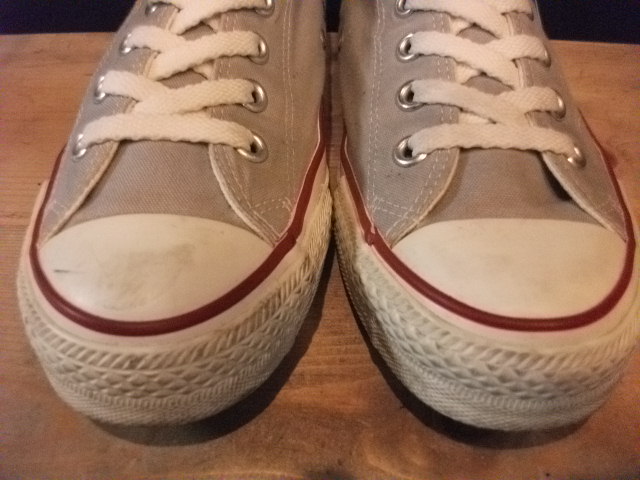 画像: 【22726-176】converse ALL STAR OX （グレー）　USED