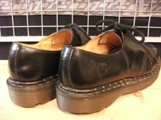 画像: 【23074-195】Dr.Martens　ストレートチップローカット　（ブラック）　USED