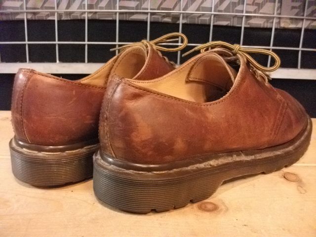 画像: 【24496-189】Dr.Martens　4ホールローカット　（ブラウン）　USED