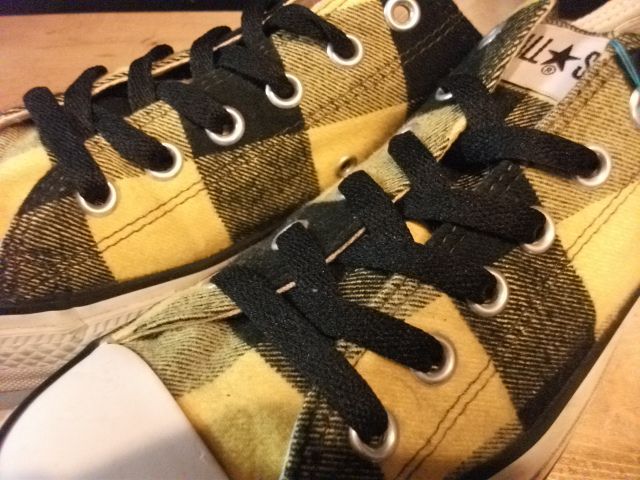 画像: 【24600-244】converse ALL STAR BF OX （イエロー）　USED