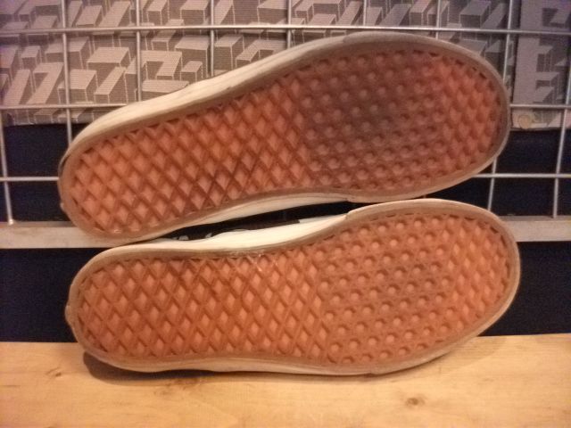 画像: 【24633-249】VANS　SLIP-ON　（エンジ/ホワイト）　USED