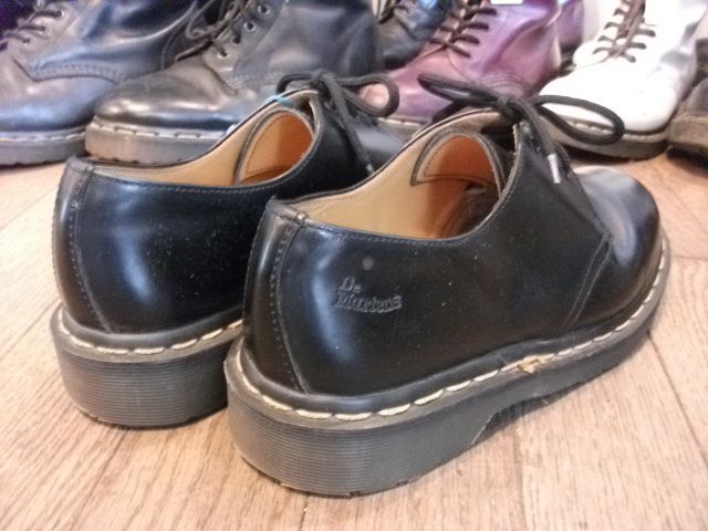 画像: 【24692-259】Dr.Martens　3ホールローカット　（ブラック）　USED