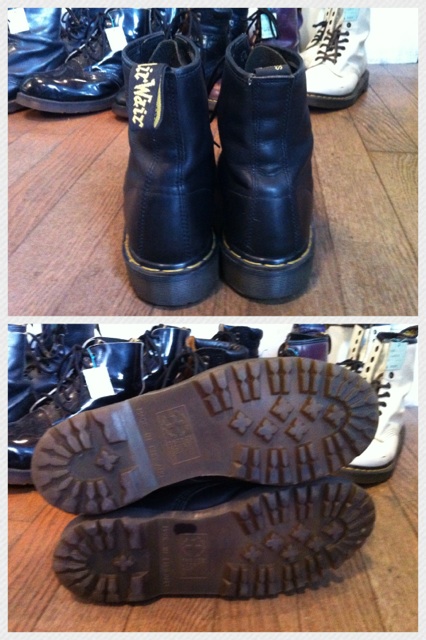 画像: 【24678-273】Dr.Martens　8ホール　（ブラック）　USED