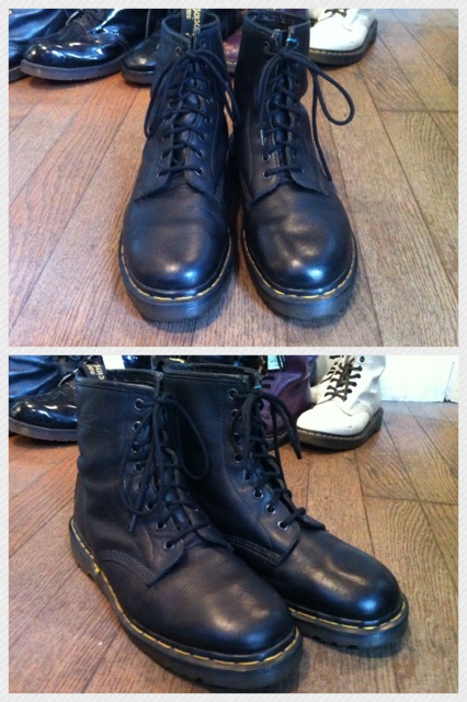 画像: 【24678-273】Dr.Martens　8ホール　（ブラック）　USED