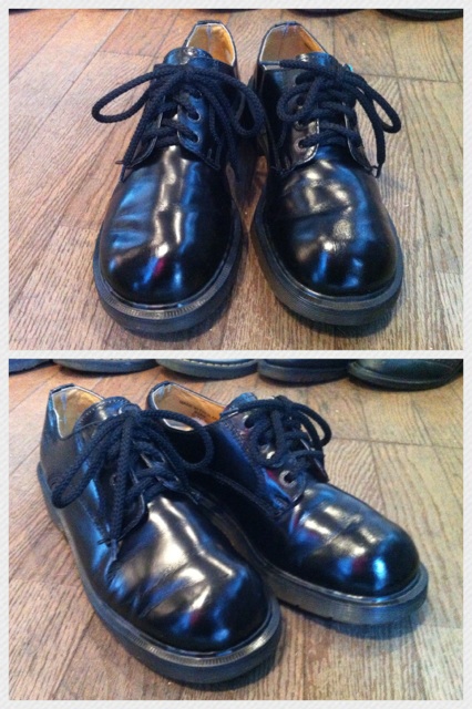 画像: 【24691-280】Dr.Martens　4ホールローカット　（ブラック）　USED