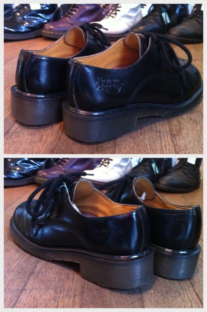 画像: 【24691-280】Dr.Martens　4ホールローカット　（ブラック）　USED