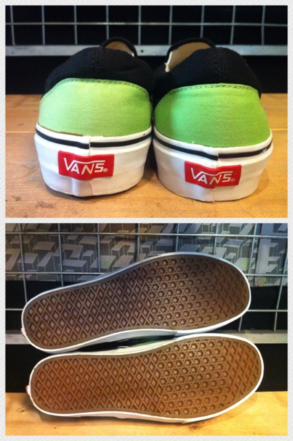 画像: 【24786-282】VANS　SLIP-ON　（グリーン）　新品