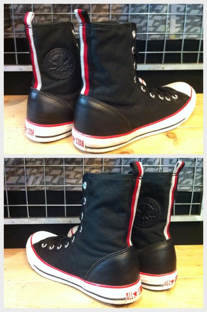 画像: 【24577-286】converse ALL STAR LT SHIN-HI （ブラック）　USED