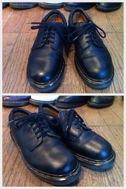 画像: 【24683-288】Dr.Martens　5ホールローカット　（ブラック）　USED