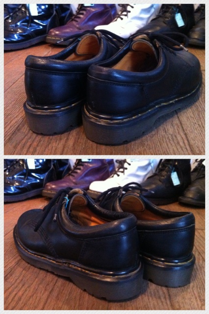 画像: 【24683-288】Dr.Martens　5ホールローカット　（ブラック）　USED