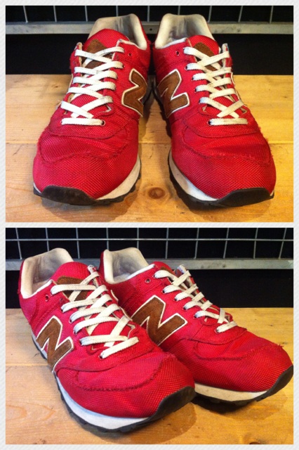 画像: 【24811-302】new balance ML574BPR （レッド/ブラウン）　USED