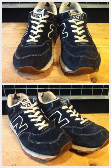 画像: 【24810-303】new balance ML574NNA （ネイビー）　USED