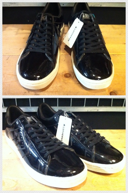 画像: 【18036-311】converse PRO-LEATHER 76 ENAMEL OX （ブラック）　新品