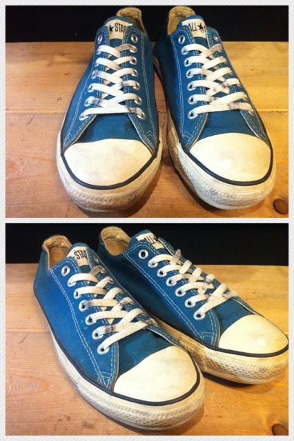 画像: 【24847-325】converse ALL STAR OX （ブライトブルームーン）　USED