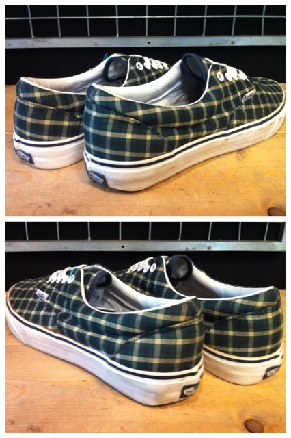 画像: 【24893-327】VANS　ERA　（グリーン/ネイビー/ベージュ）　USED