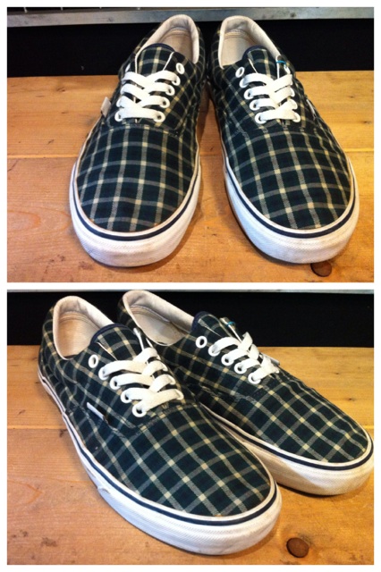 画像: 【24893-327】VANS　ERA　（グリーン/ネイビー/ベージュ）　USED