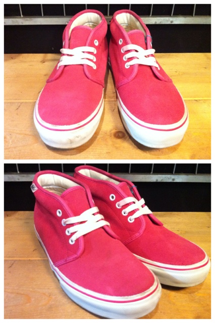 画像: 【24964-347】VANS　CHUKKA　SUEDE　（ピンク）　USED