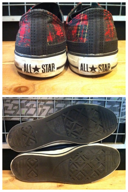 画像: 【24954-356】converse ALL STAR REBEL OX （レッド）　USED