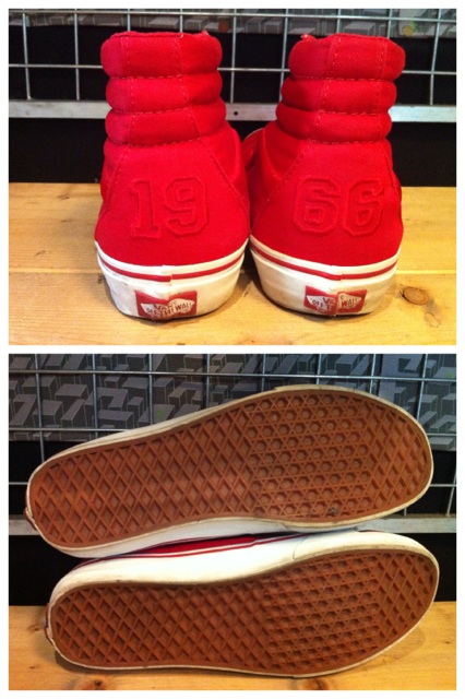 画像: 【24984-361】VANS　SK8-HI　（レッド）　USED