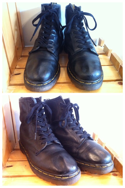 画像: 【24701-365】Dr.Martens　8ホール　（ブラック）　USED