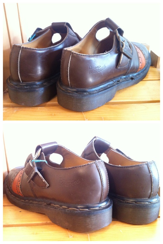 画像: 【23464-373】Dr.Martens　ストラップ付きローカット　（マルチ）　USED