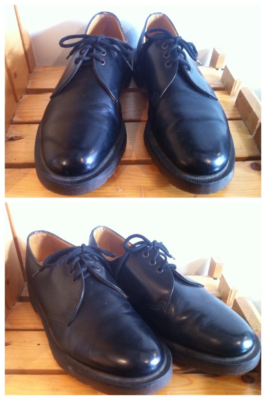 画像: 【25111-395】Dr.Martens　3ホールローカット　（ブラック）　USED