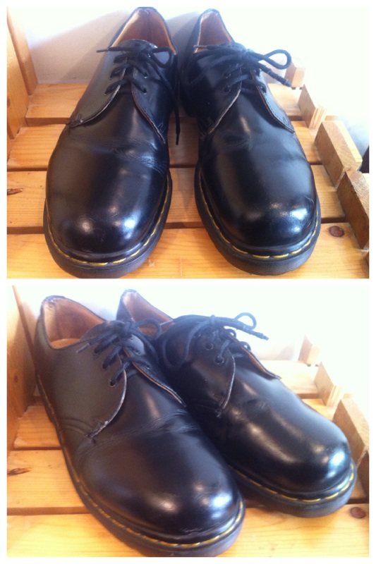 画像: 【25106-399】Dr.Martens　3ホールローカット　（ブラック）　USED