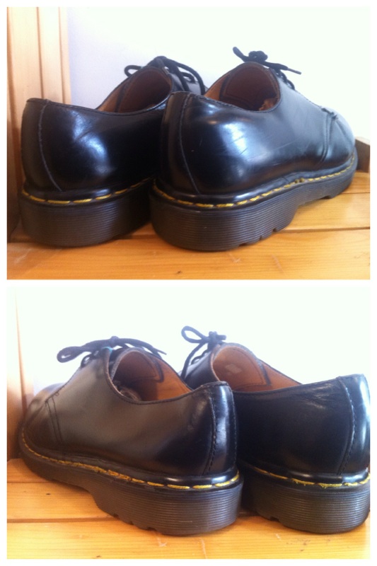 画像: 【25106-399】Dr.Martens　3ホールローカット　（ブラック）　USED