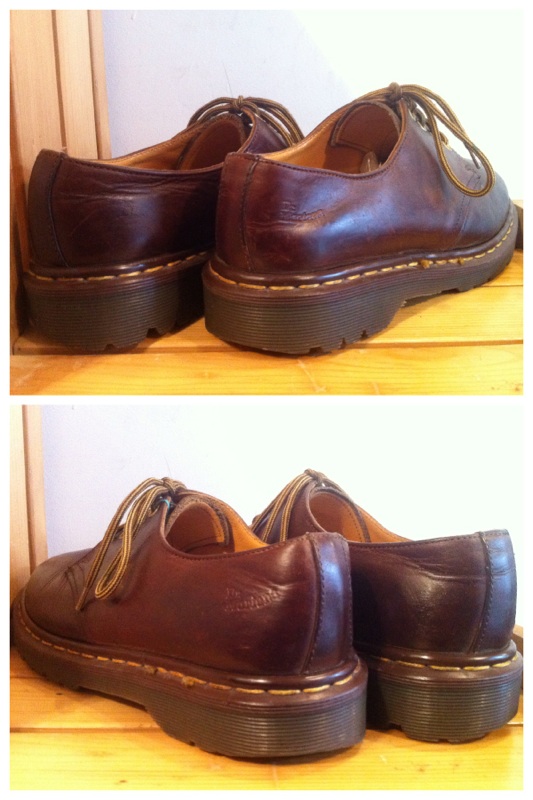 画像: 【25121-401】Dr.Martens　4ホールローカット　（ブラウン）　USED