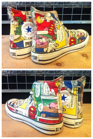 画像: 【25138-403】converse ALL STAR COMIC HI （コミック）　USED