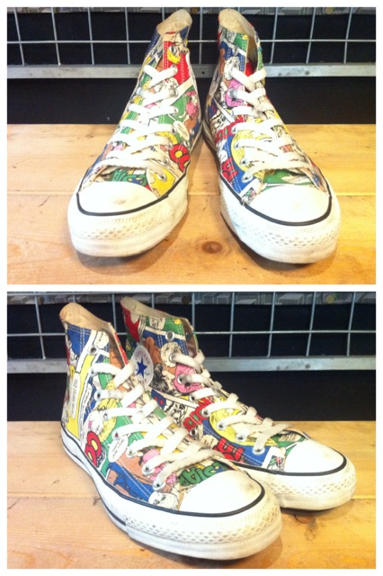 画像: 【25138-403】converse ALL STAR COMIC HI （コミック）　USED