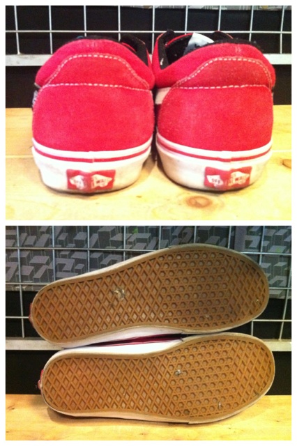 画像: 【25175-413】VANS　AV NATIVE AMERICAN LOW　（レッド）　USED