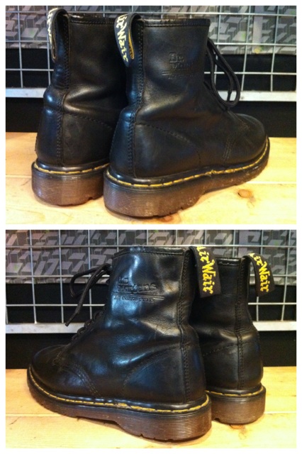 画像: 【25293-423】Dr.Martens　8ホール　（ブラック）　USED