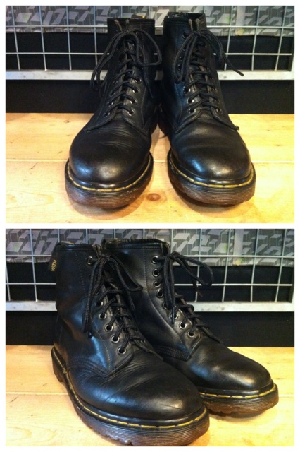 画像: 【25293-423】Dr.Martens　8ホール　（ブラック）　USED