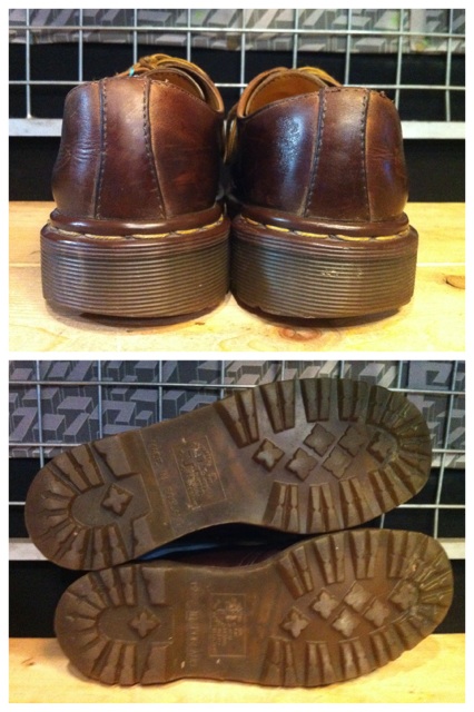 画像: 【25277-425】Dr.Martens　4ホールローカット　（ブラウン）　USED