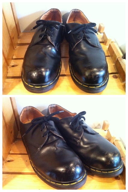 画像: 【25290-428】Dr.Martens　スチールトゥ　ローカット　（ブラック）　USED