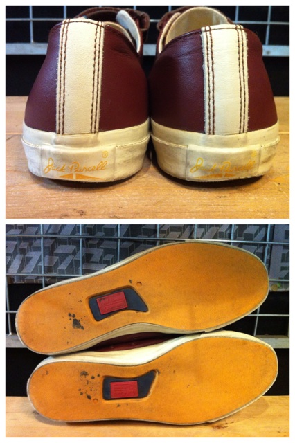 画像: 【25217-431】converse JACKPURCELL （ダークレッド）　USED