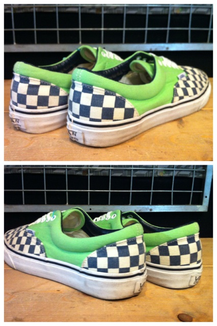 画像: 【25249-439】VANS　ERA　VANDOREN　（グリーン/ホワイト・ネイビーチェック）　USED