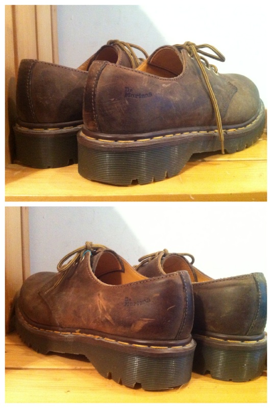 画像: 【25273-445】Dr.Martens　4ホールローカット　（ブラウン）　USED