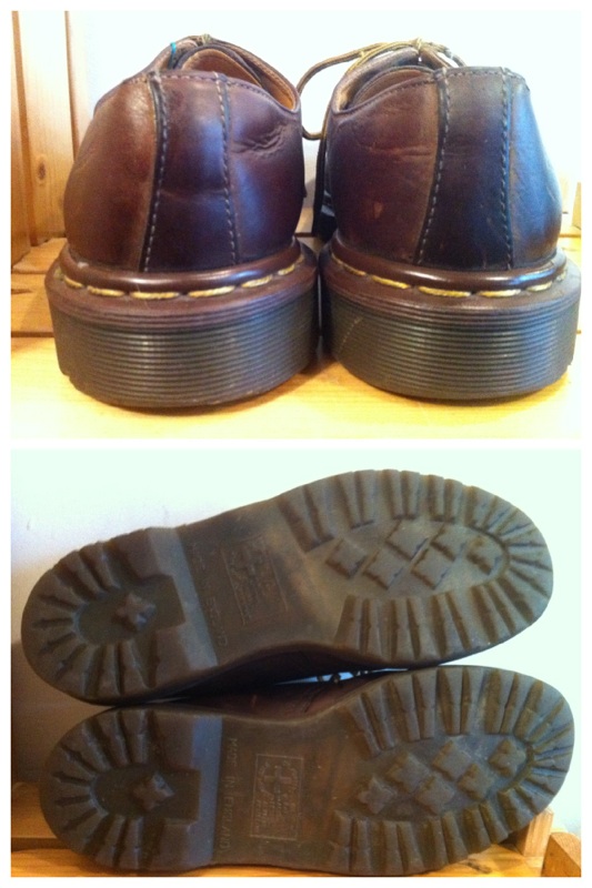 画像: 【25271-450】Dr.Martens　4ホールローカット　（ブラウン）　USED