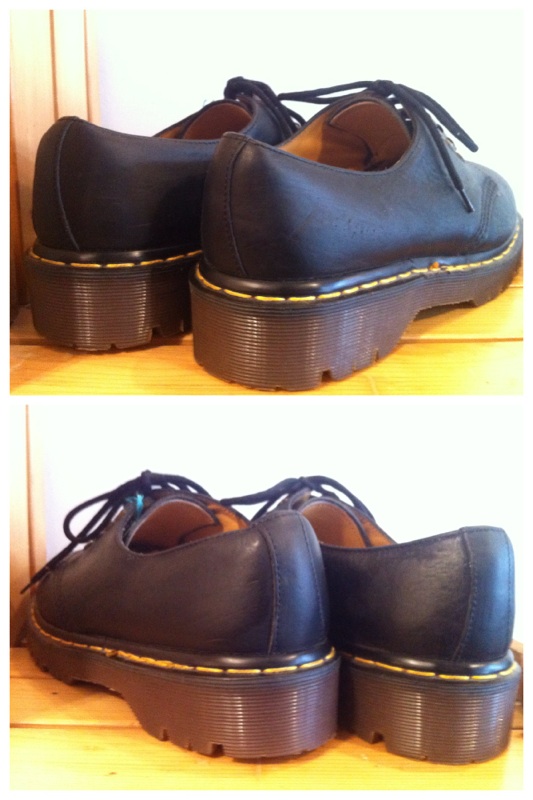 画像: 【25280-452】Dr.Martens　4ホールローカット　（ブラック）　USED