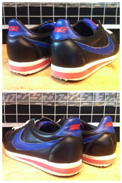 画像: 【25401-453】NIKE　CLASSIC CORTEZ LEATHER　（ブラック/パープル/レッド）　USED