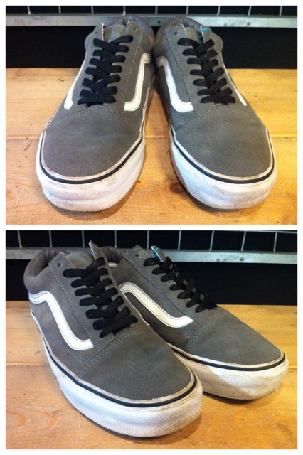 画像: 【25403-456】VANS　OLD SKOOL　SUEDE　（グレー）　USED