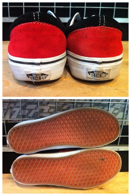 画像: 【25367-457】VANS　ERA SUEDE　（ブラック/レッド）　USED