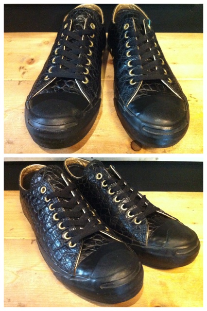 画像: 【25466-468】converse JACK PURCELL ADULTY　（ブラック）　USED